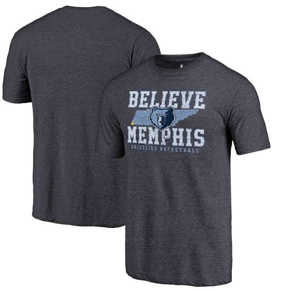 Memphis Grizzlies Navy Believe Memphis Hometown Collection Fanatics Branded Tri-Blend T-Shirt,We sell and wholesale Memphis Grizzlies Navy Believe Memphis Hometown Collection Fanatics Branded Tri-Blend T-Shirt on line form chian!